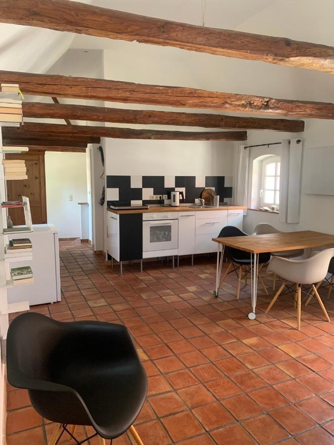 Studio Auf Denkmalgeschuetztem Dreiseithof In Hoefgen Bei Grimma Hofgen  Εξωτερικό φωτογραφία